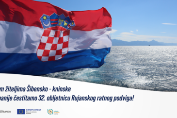 Svim žiteljima Šibensko-kninske županije čestitamo 32. obljetnicu Rujanskog ratnog podviga