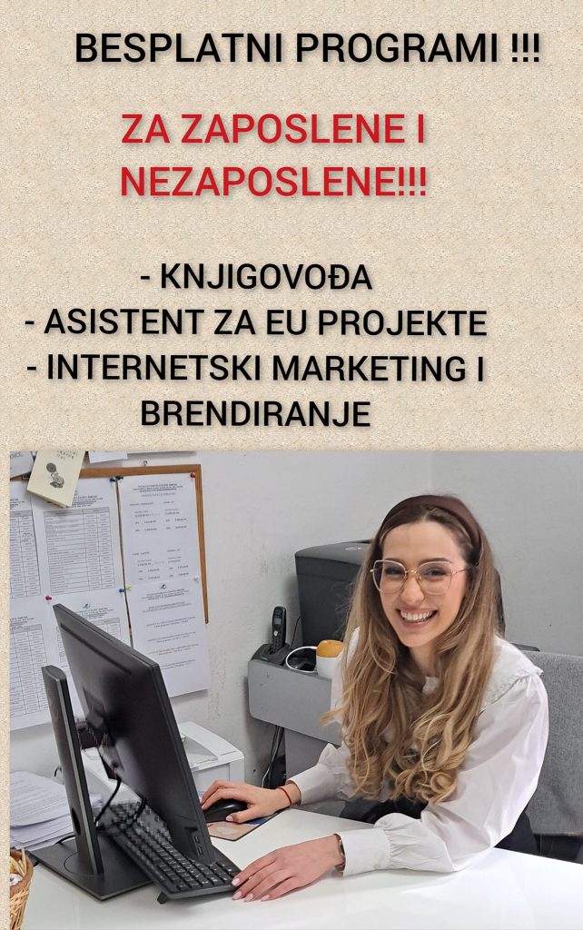 BESPLATNI PROGRAMI ZA ZAPOSLENE I NEZAPOSLENE