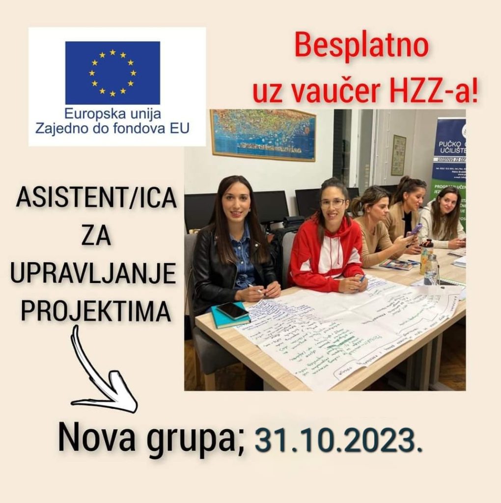ASISTENT/ICA ZA EU PROJEKTE – POČETAK 31.10.2023.