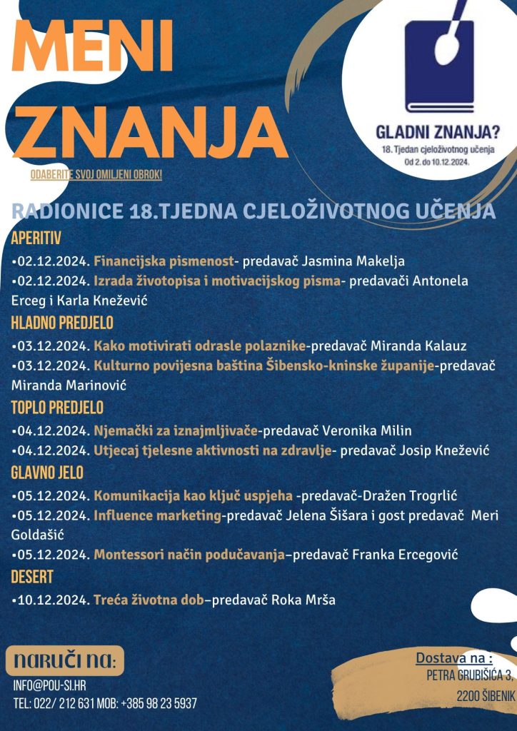 18. TJEDAN CJELOŽIVOTNOG UČENJA